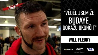 Šampion FLEURY: Otevřelo se mi malé okénko a já ho využil. Buday má můj respekt, vyděsil mě k smrti Šampion FLEURY: Otevřelo se mi malé okénko a já ho využil. Buday má můj respekt, vyděsil mě k smrti