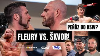 Fleury vs. Škvor! Kincl dominoval, KSW chce Peňáze. Nejhorší doping v MMA? Fleury vs. Škvor! Kincl dominoval, KSW chce Peňáze. Nejhorší doping v MMA?