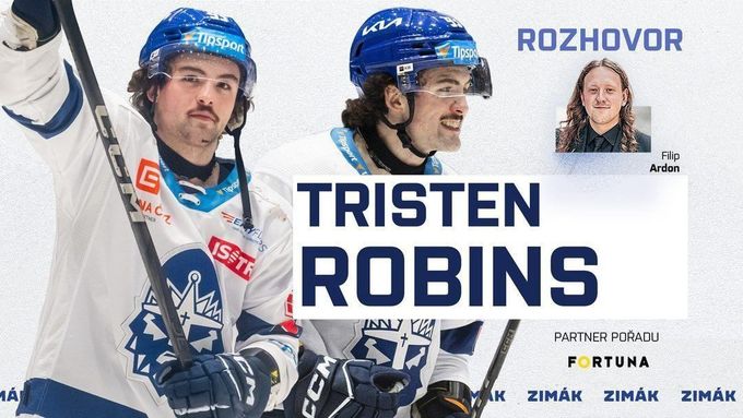 Robins v Kladně dál sní o NHL: To je cíl, říká otevřeně. Kdy poprvé potkal Jágra? Robins v Kladně dál sní o NHL: To je cíl, říká otevřeně. Kdy poprvé potkal Jágra?