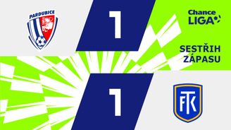 SESTŘIH: Pardubice - Teplice 1:1. Remízový souboj „o šest bodů“, vyloučení na obou stranách SESTŘIH: Pardubice - Teplice 1:1. Remízový souboj „o šest bodů“, vyloučení na obou stranách