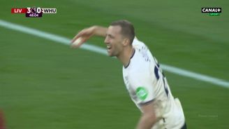 SESTŘIH: Liverpool - West Ham 5:2. Souček gólem mírnil vysokou porážku, výhru Reds řídil Ekitiké SESTŘIH: Liverpool - West Ham 5:2. Souček gólem mírnil vysokou porážku, výhru Reds řídil Ekitiké