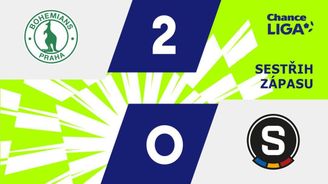 SESTŘIH: Bohemians - Sparta 2:0. Po červené Mercada rozhodli Ristovski a Hůlka SESTŘIH: Bohemians - Sparta 2:0. Po červené Mercada rozhodli Ristovski a Hůlka