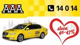 Cestujte levně a pohodlně: taxi po Praze se slevou 40 – 47%!