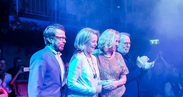 Agnetha Fältskog, Björn Ulvaeus, Benny Andersson a Anni-Frid Lyngstad znovu spolu