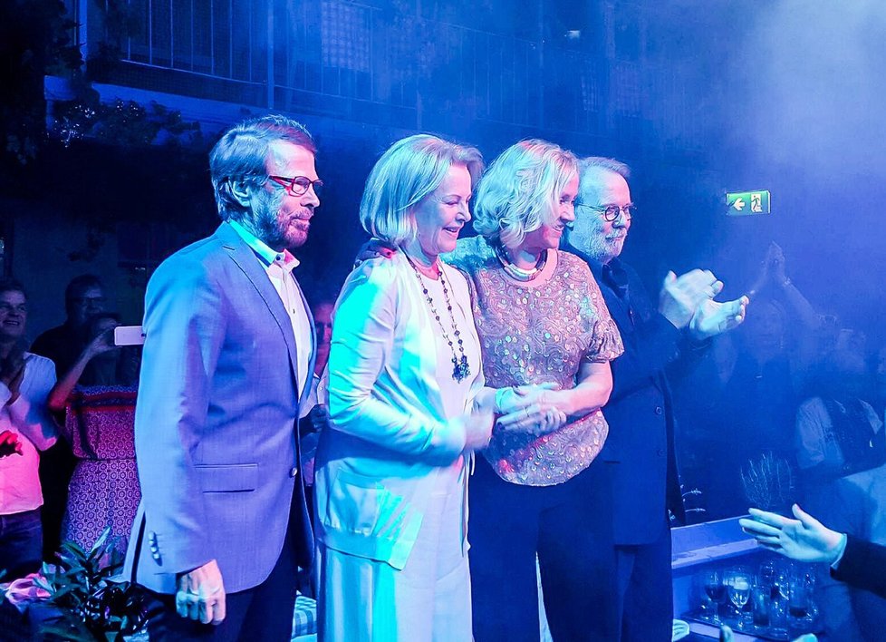 Agnetha Fältskog, Björn Ulvaeus, Benny Andersson a Anni-Frid Lyngstad znovu spolu