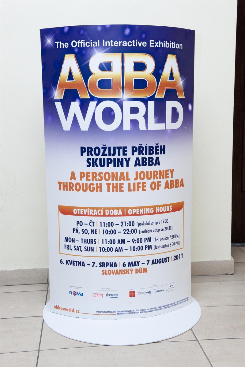 Výstava skupiny Abba v Praze