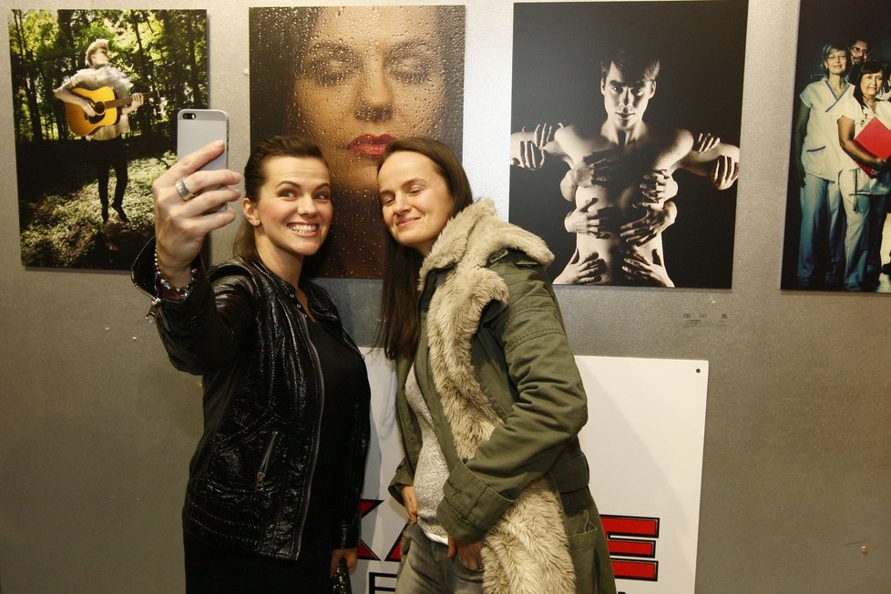 Marta s fotografkou Lenkou Hatašovou