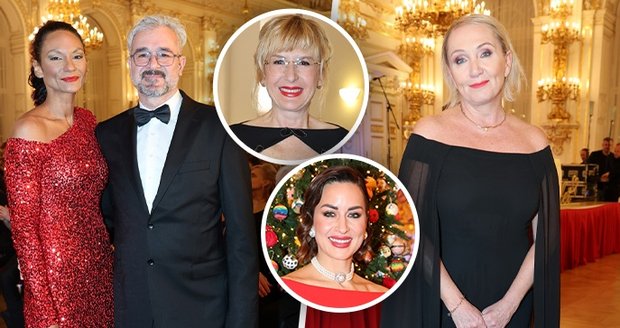 Galavečer na Pražském Hradě - Lejla Abbasová, Štěpánka Duchková, Alex Mynářová, Bára Basiková