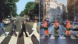 „Beatles“ ze Žižkova! Pražské služby napodobují slavné snímky, na sociálních sítích sklízejí úspěch