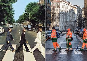 Slavná fotografie Beatles z Abbey Road vznikla 8. srpna 1969.