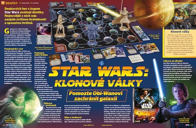 Nová desková hra Star Wars: Klonové války je TOP. Proč? Prozradí ábíčko