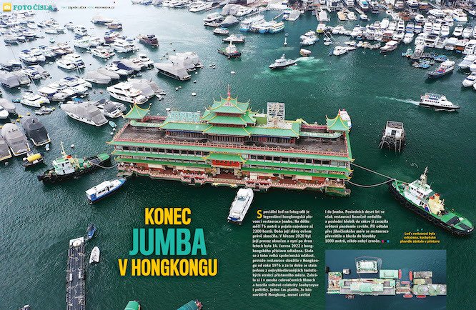 Legendární hongkongská plovoucí restaurace Jumbo skončila. Více v časopisu ABC