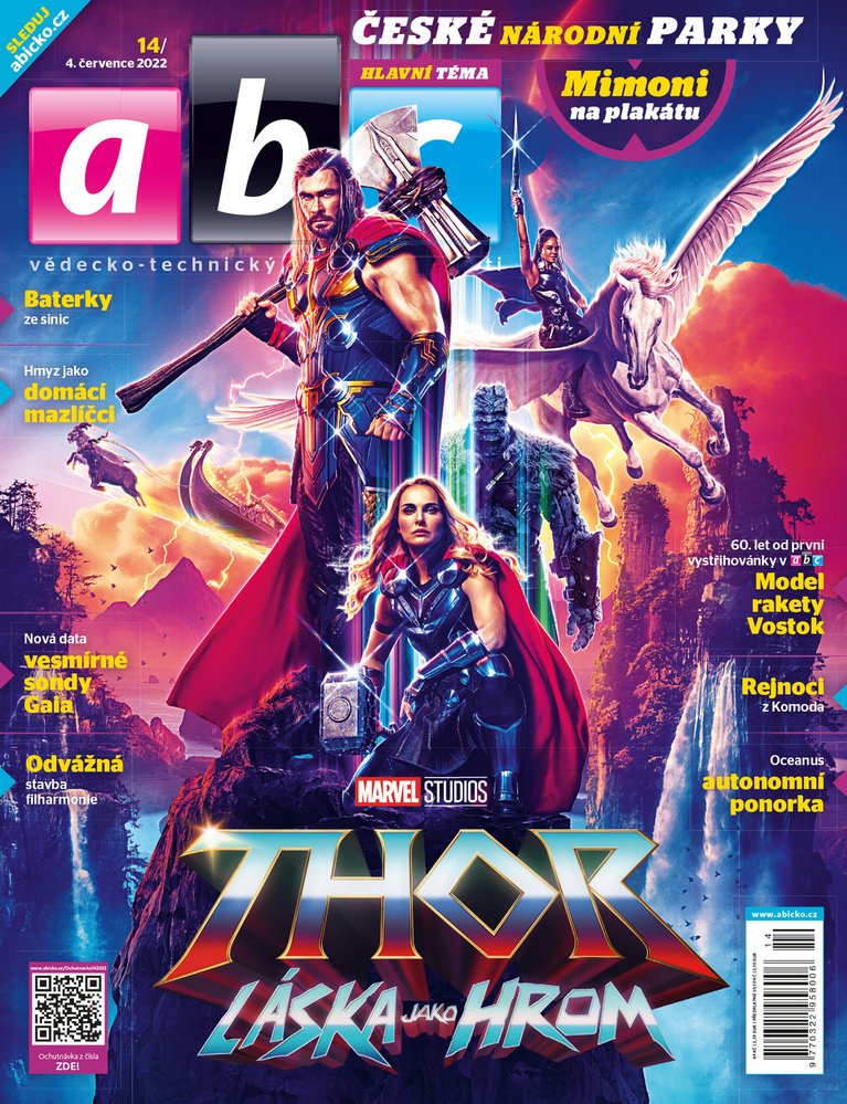 Thor: Láska jako hrom na obálce časopisu ABC