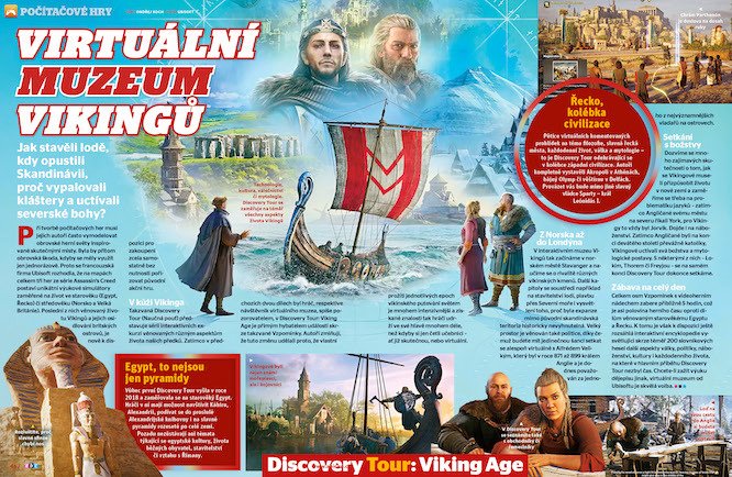 Virtuální muzeum Vikingů ve hře Discovery Tour: Viking Age v časopisu ABC