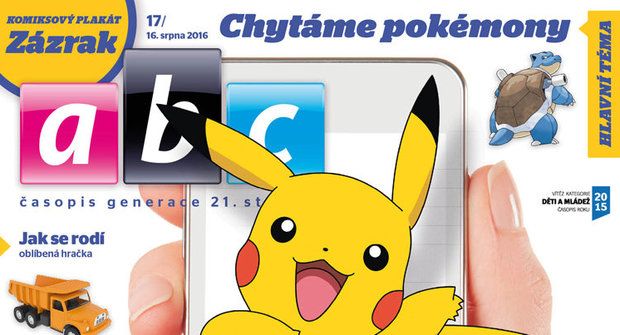 Nové číslo ABC: Ukázka z ábíčka 17 s Pokémonem