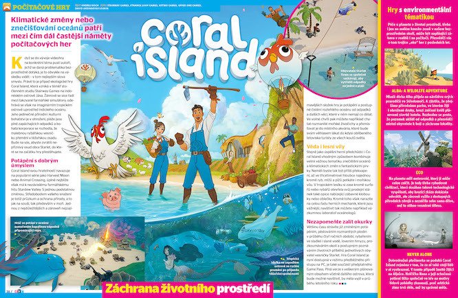 Coral Island je hra, ve které budeš zachraňovat životní prostředí. Více v ABC