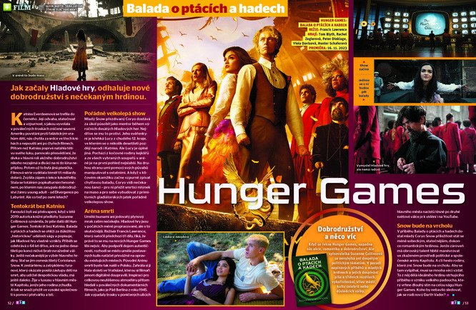 Nové Hunger Games v časopisu ABC