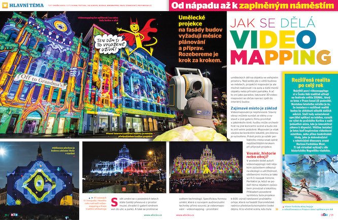 Jak se dělá video mapping, prozrazuje časopis ABC