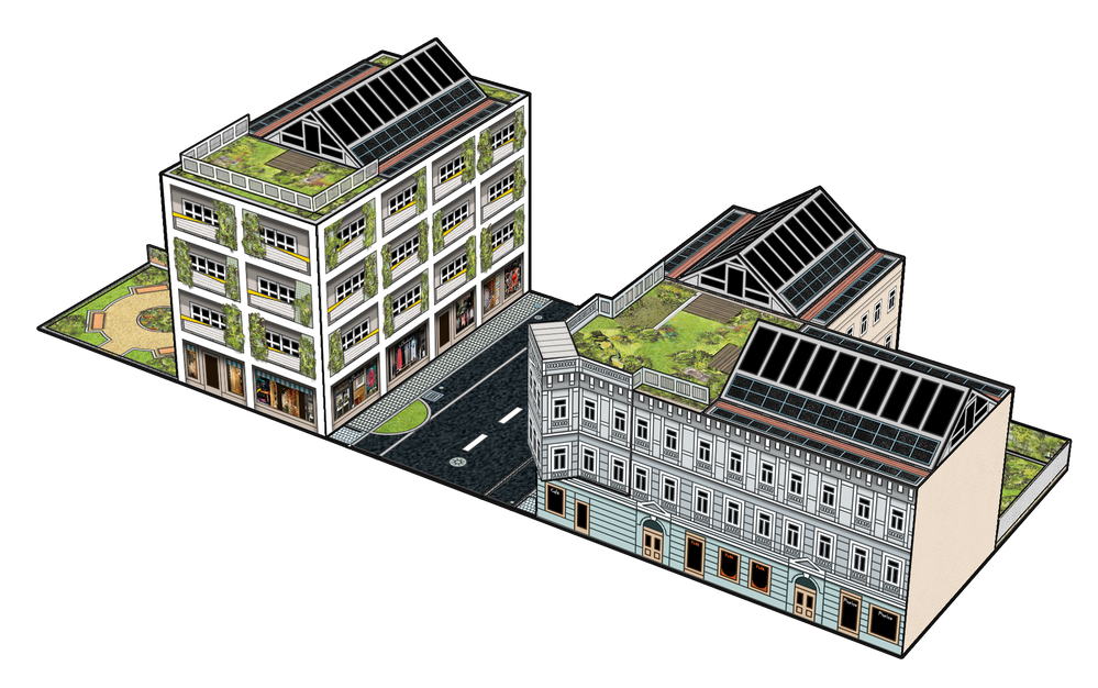 Pokračování papírového modelu miniboxu sídliště Janov v časopisu ABC 9/2022