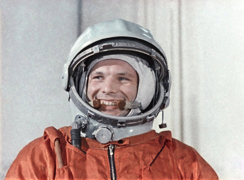 Kosmonaut Jurij Gagarin.