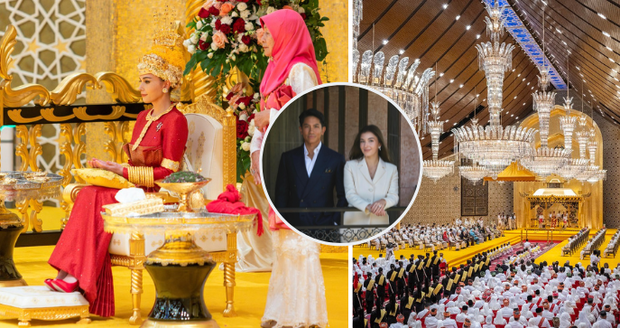 Okázalá svatba nejžádanějšího mládence: Brunejský princ si vzal svou dlouholetou lásku!