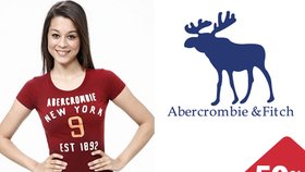 Abercrombie & Fitch - nejširší sortiment od proslulé americké značky na Italiedoskrine.cz - doprava zdarma, super ceny, v nabídce nechybí džíny, trička, bundy...