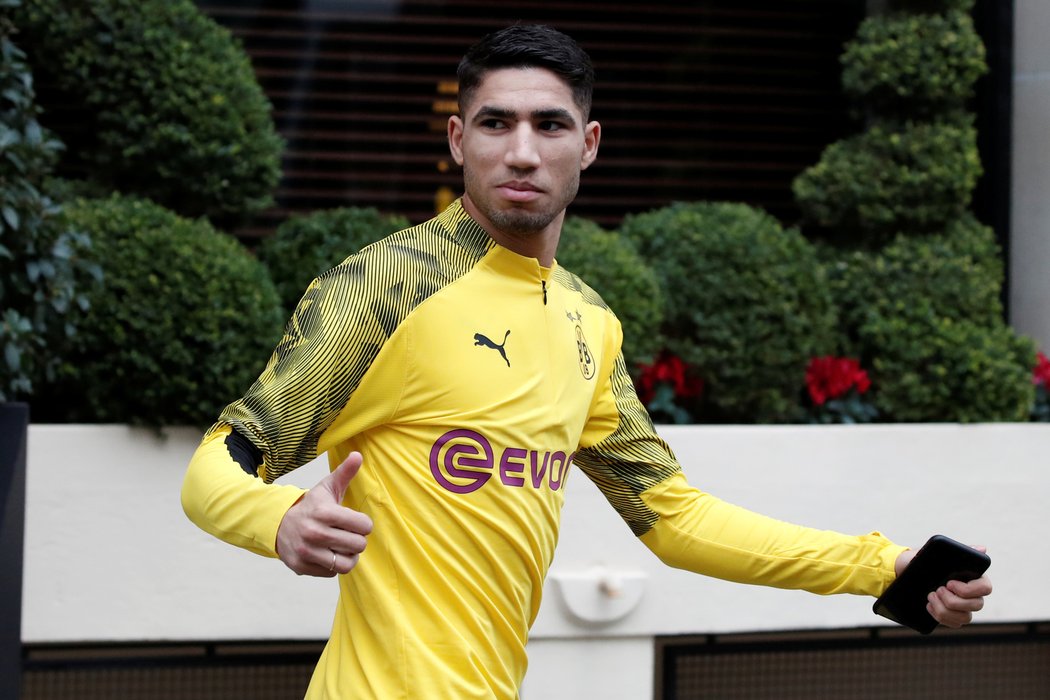 Achraf Hakimi hostoval v Dortmundu