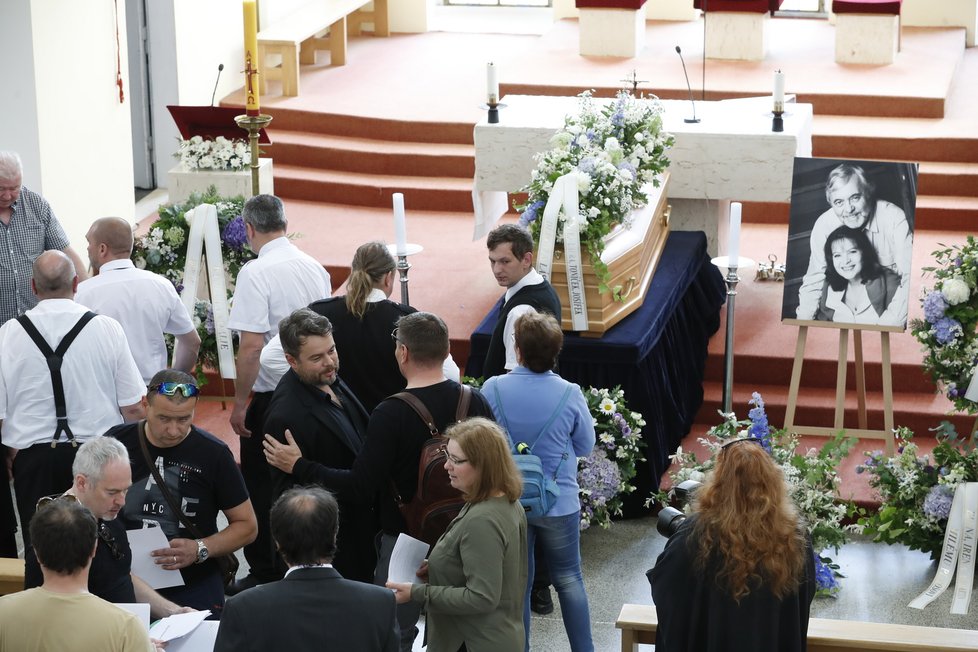Pohřeb Josefa Abrháma