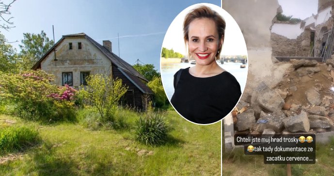 Monika Absolonová o stavbě vysněné chalupy: Můj hrad Trosky!