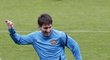 Že se Lionel Messi fotbalem baví, dokazoval při každém dotyku s míčem i na předzápasovou tréninku.