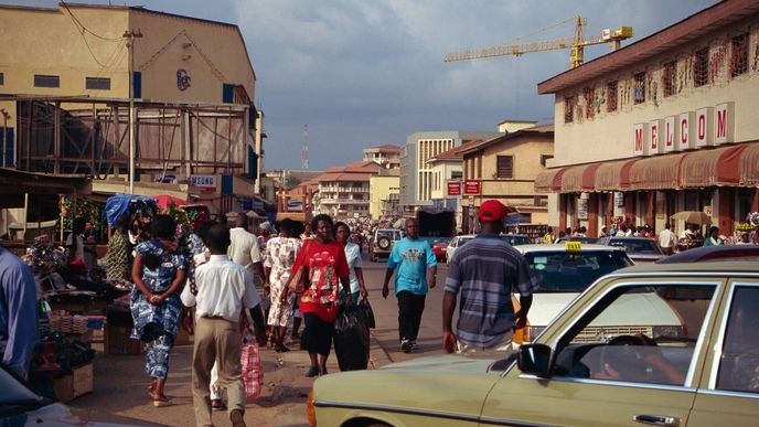 Accra, hlavní město Ghany