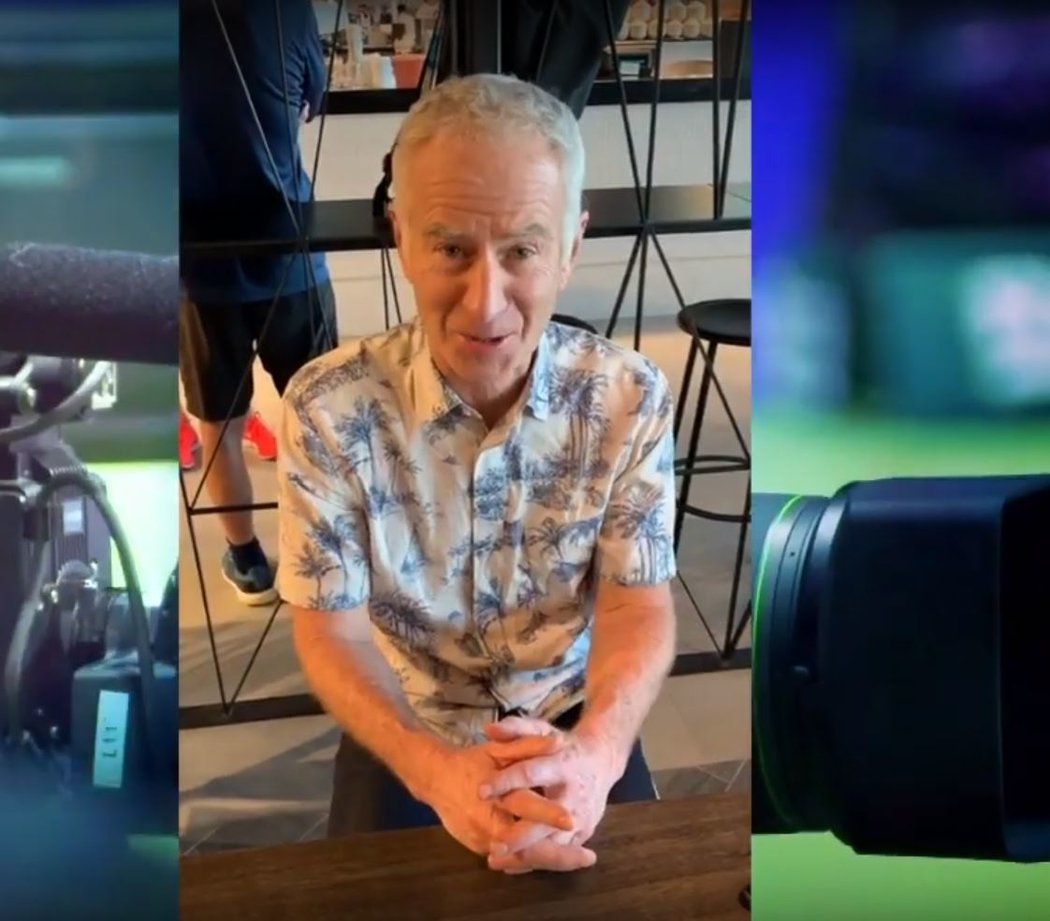 John McEnroe ve videoklipu »Ace Queen«