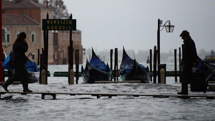 Acqua alta - povodeň v Benátkách