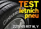 ADAC Test letních pneumatik: Rozměr 225/45 R17 W, Y