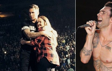 Drsný zpěvák Maroon 5: Fanynce málem rozbil hlavu!