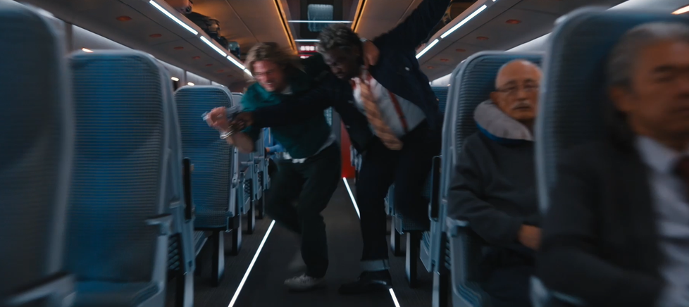 Adam Mišík si s Bradem Pittem zahrál v ukázce z filmu Bullet Train.