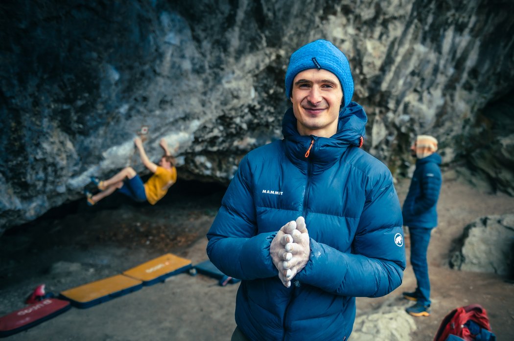 Český lezec Adam Ondra