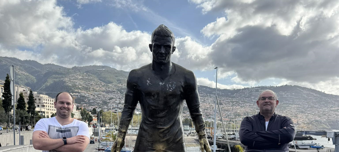 Pelta syn, Pelta tatík a Cristiano Ronaldo na Madeiře.