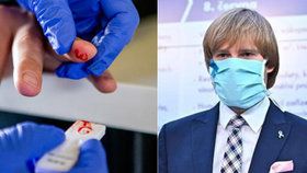 Ministr zdravotnictví Adam Vojtěch (za ANO) obhajoval cenu testů na koronavirus pro samoplátce.