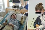 Po operaci mandlí je Adámek v bdělém kómatu: Obžalovaná lékařka šokovala soudní síň