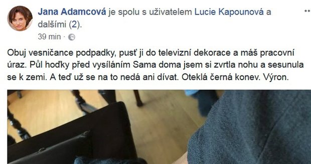 Jana napsala špatně slovo podpatky