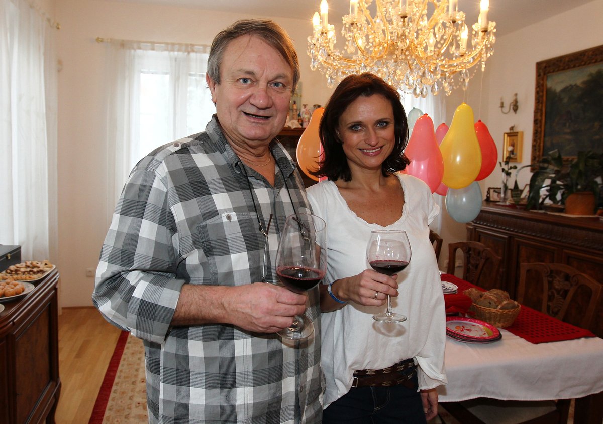 Jiří Adamec s manželkou.