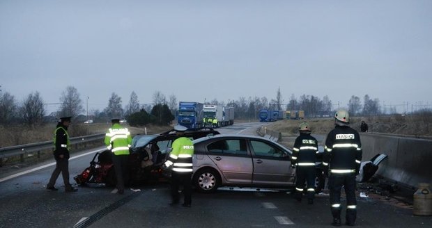 Čelní střet s protijedoucím autem zažila Jana Adámková (42).