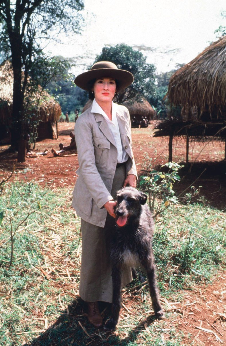 Meryl Streep ve filmu Vzpomínky na Afriku