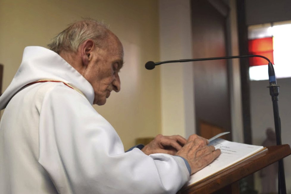 Jacques Hamel na bohoslužbě