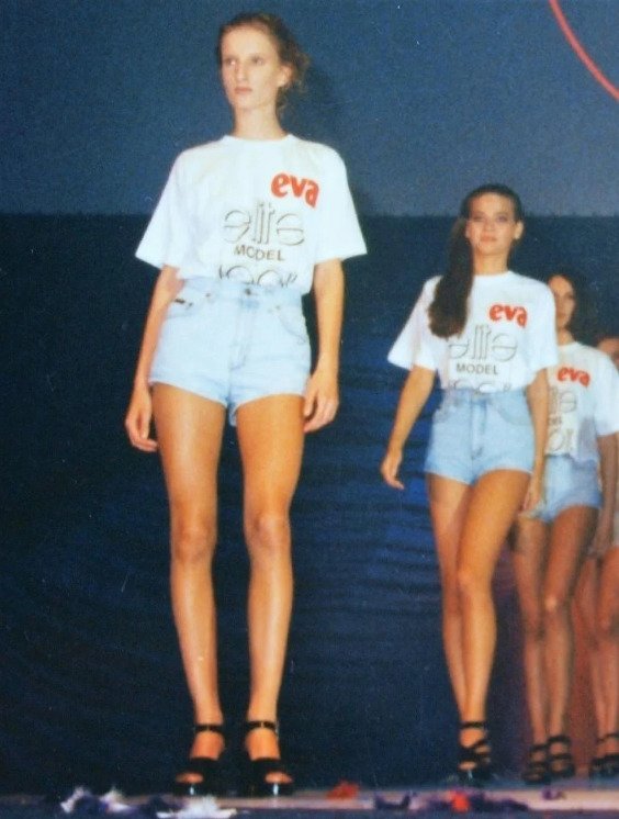 Adela Vinczeová v soutěži Elite Model Look 1997