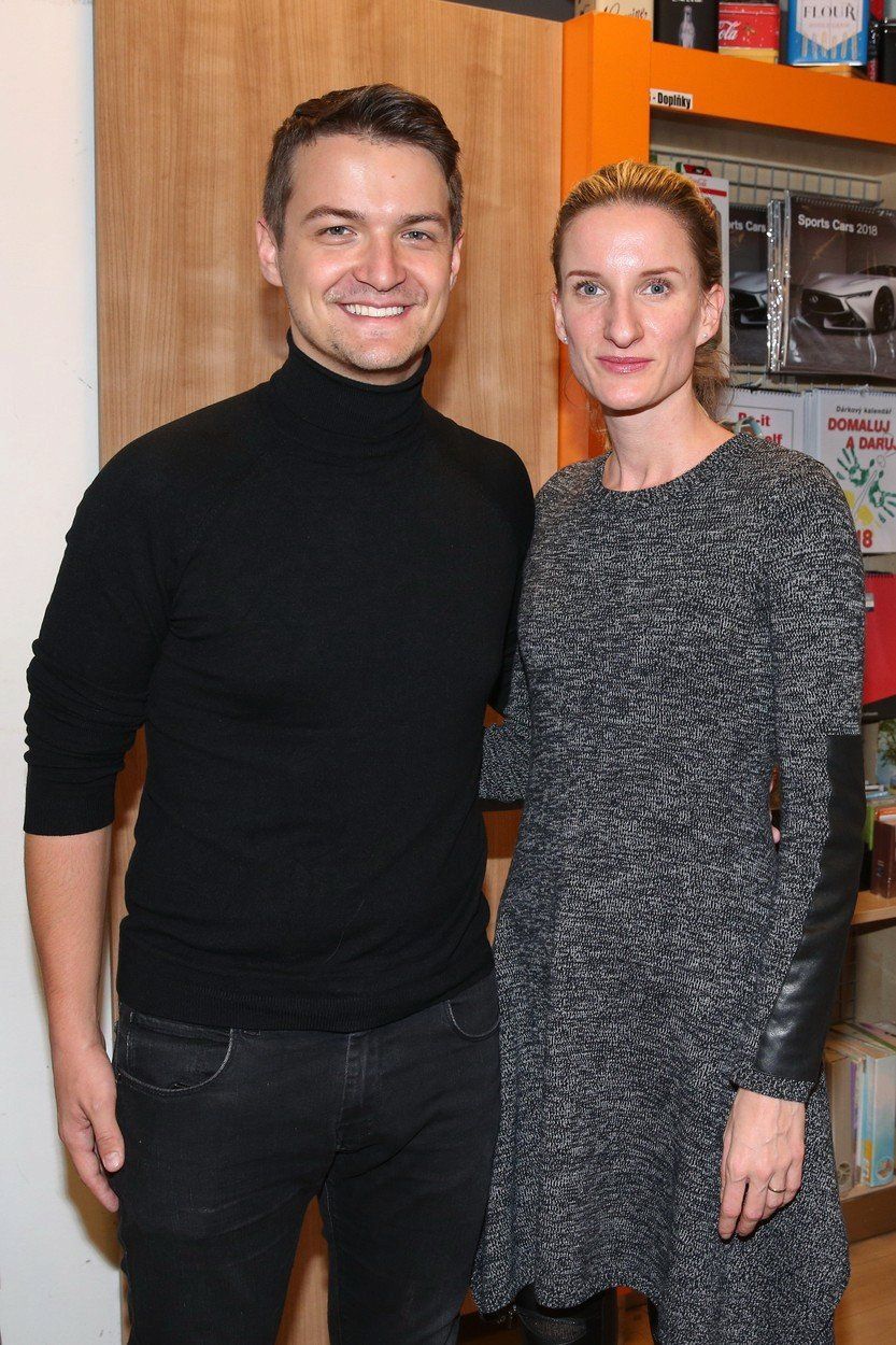 Adela Banášová s manželem Viktorem Vinczem