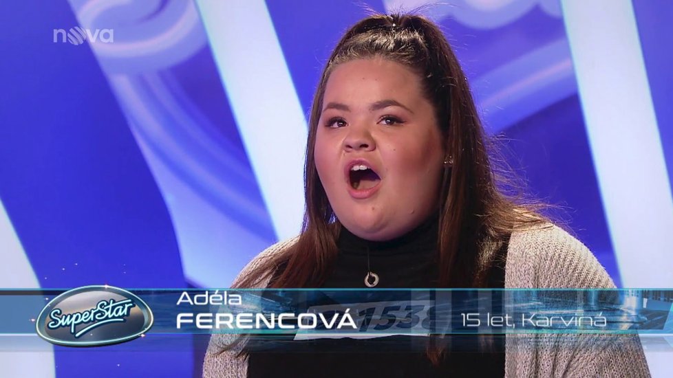 Adéla Ferencová v SuperStar