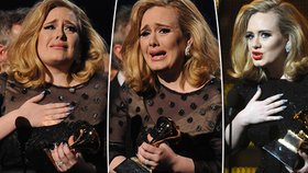 Adele svůj velký večer hodně prožívala