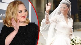 Adele vybírá svatební šaty: Opičí se po vévodkyni Kate?